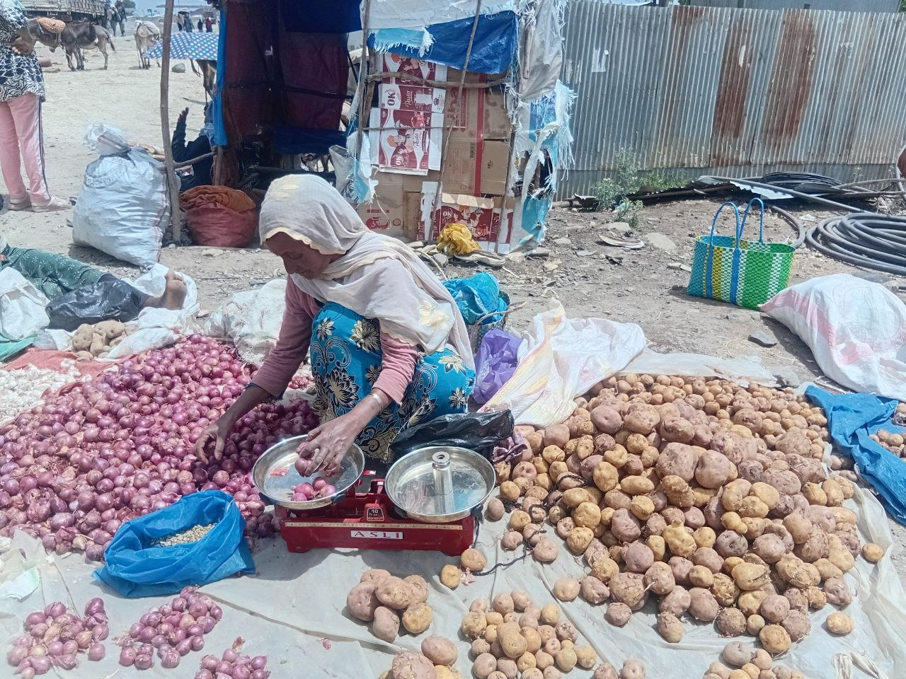 Mekiya Adem Ali - Market trader and Mignote beneficiary